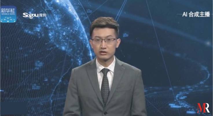 AI news anchor
