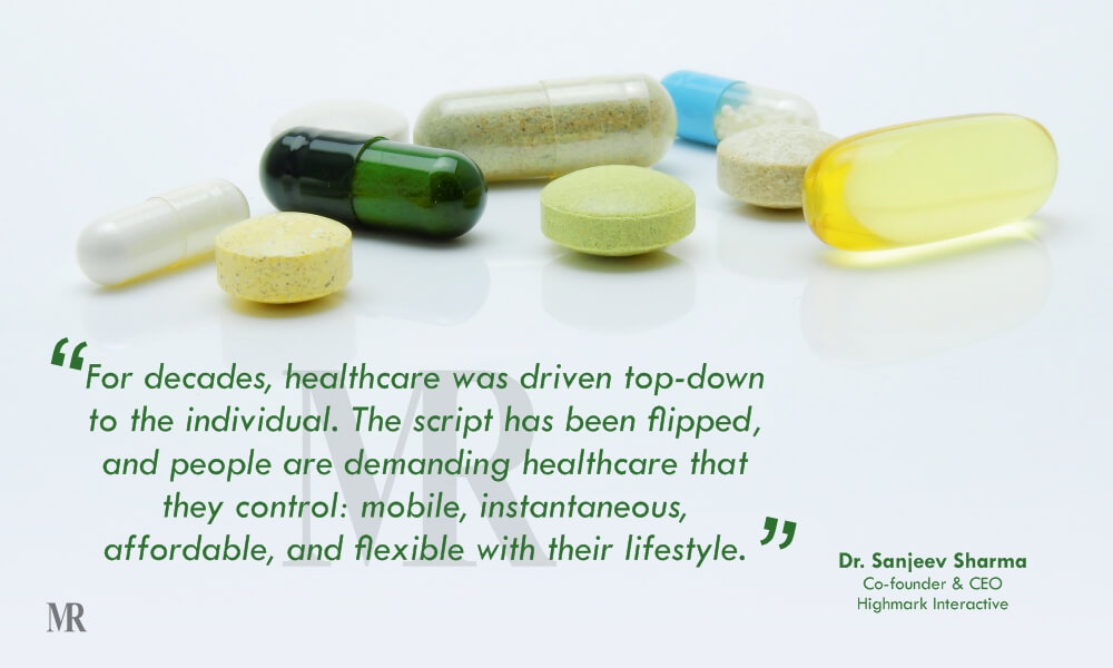 Future of Healthcare Industry by Dr. Sanjeev Sharma Co-founder & CEO, Highmark Interactive 